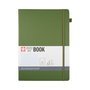 Sakura Cuaderno de tapa dura A4 Pino cuadriculado